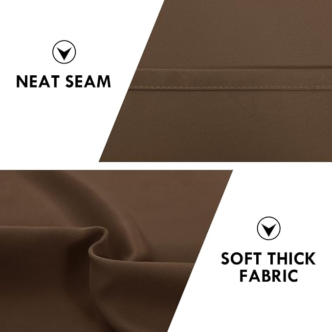 DWCN Blackout Curtains for Bedroom – Thermal Insulated Energy Saving Drapes for - Image 6