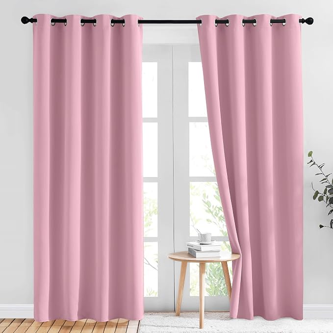 NICETOWN Crystal Pink Blackout Curtains by NICETOWN