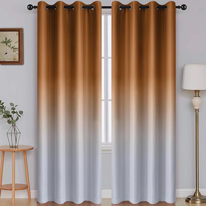 SimpleHome Ombre Room Darkening Curtains by SimpleHome