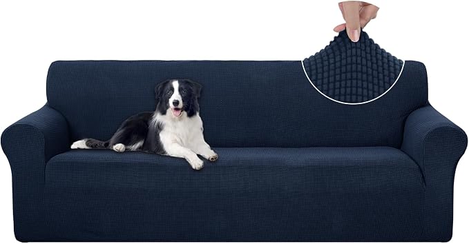 U-NICE HOME 4 Seater Stretch Couch Cover Sofa Cover Washable Sofa Slipcover by U-NICEHOME