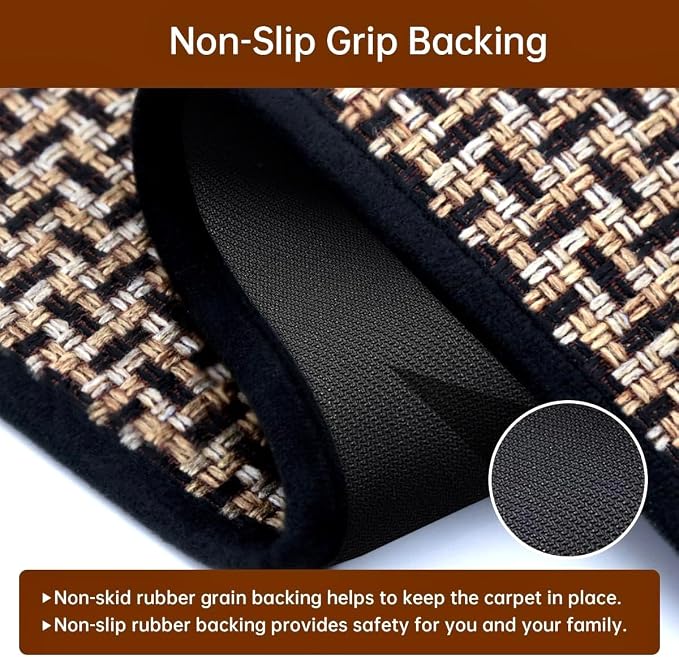 eqivei Kitchen Rugs and Mats Non Skid Washable Set of 2 PCS, Absorbent Runner - Image 5