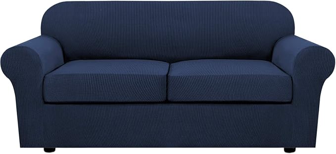 H.VERSAILTEX 3 Piece Stretch Sofa Covers by HVERSAILTEX