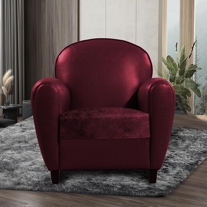 Leather Look Couch Cushion Covers Sofa Seat Slipcovers Sets Couches Furniture - Image 8