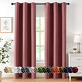MIULEE Dusty Rose Blackout Curtains by MIULEE