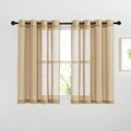NICETOWN Linen Curtains 45 inch Length by NICETOWN