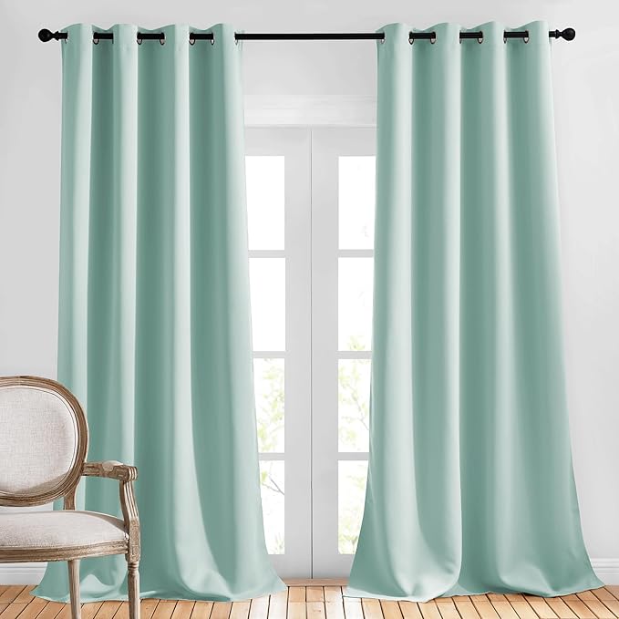 NICETOWN Room Darkening 108 inches Long Curtains by NICETOWN