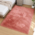 Goolela Pink Area Rug 5x8 Fluffy Fuzzy Furry Carpet by Goolela