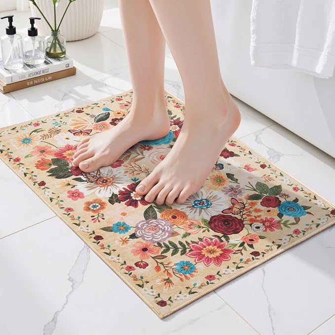 Area rugs 24x17 Inch Home Decor Entry Rug, Small Door Mat Bath Mats by WelcometoBabovid