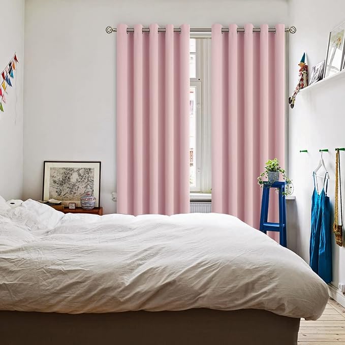 BGment Room Darkening Curtains 84 Inches Long - Image 2