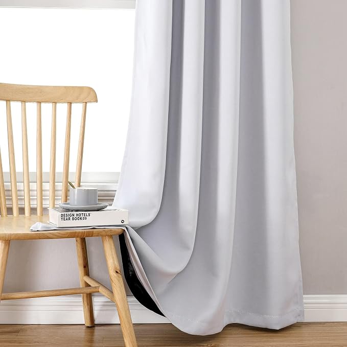 ChrisDowa 100% Blackout Curtains 108 inch Long - Image 7