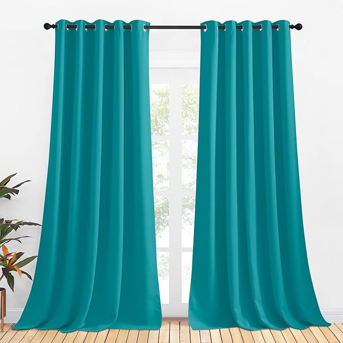 NICETOWN Thermal Insulated Peacock Teal Curtains by NICETOWN