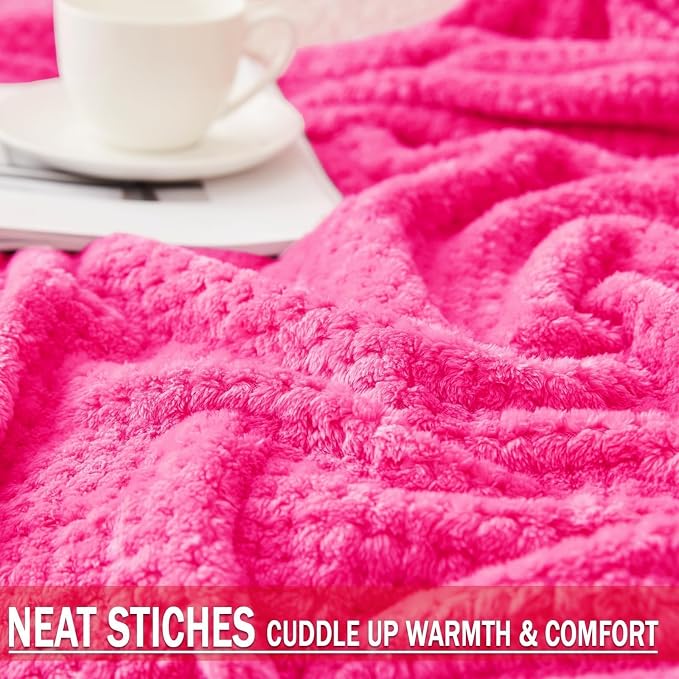 Exclusivo Mezcla Fleece Throw Blanket Extra Large, Super Soft and Warm Blankets - Image 5