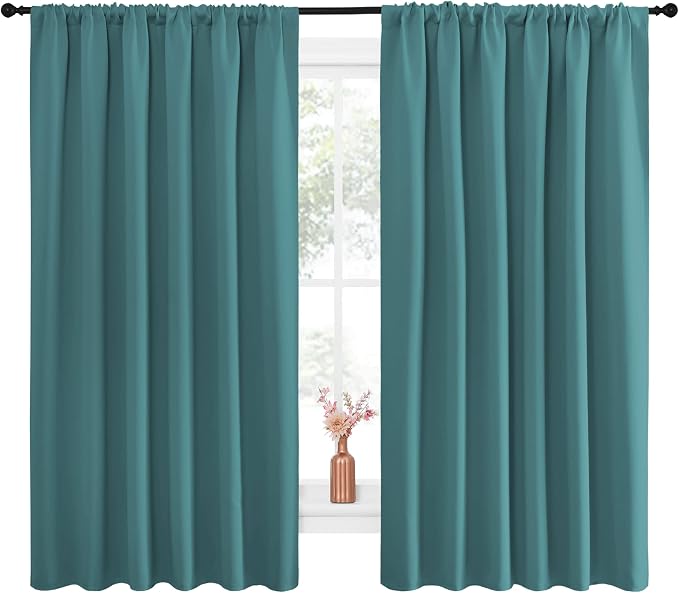 NICETOWN Blackout Curtains for Bedroom, Window Curtain Panels, Thermal - Image 2