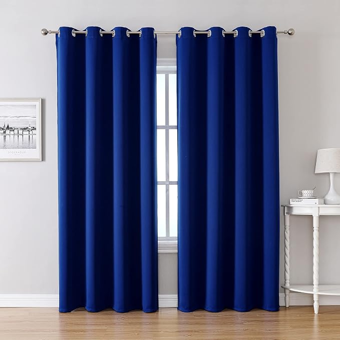 ChrisDowa Blackout Curtains 90 Inches Long 2 Panels Set by ChrisDowa