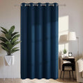 Joydeco Blackout Patio Sliding Door Curtains 90 Inches Long, Grommet Privacy by JOYDECO