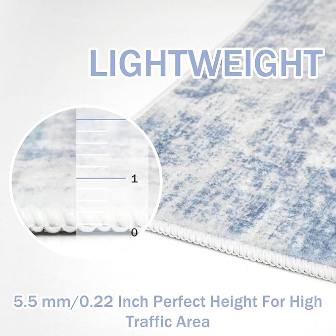 IOHOUZE Abstract Area Rugs 9x12 Ft Washable Large Rugs - Image 5