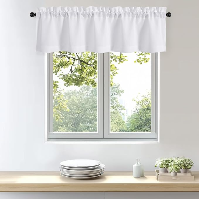 OWENIE Bob 1 PCS White Valances by OWENIE