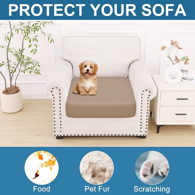 Smiry Printed Couch Cushion Covers, Stretch Soft Couch Covers - Image 7