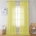 Chyhomenyc Extra Long Sheer Curtains 120 Inches Long 2 Panels Set, Light by Chyhomenyc