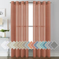 H.VERSAILTEX Linen Curtains Natural Linen Blended Curtain Panels by HVERSAILTEX