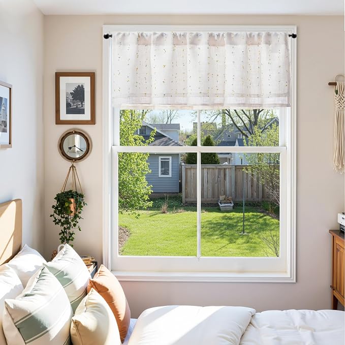 jinchan Kitchen Valance Curtain - Image 6