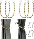 BEL AVENIR Curtain Tiebacks Ropes Tie-Backs, Handmade Curtain Holdbacks… by BELAVENIR