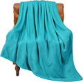 BEDELITE Fleece Blanket Teal Throw Blanket by BEDELITE
