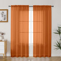 Gwine Sheer Curtains 72 Inches Long 2 Panels by Gwine