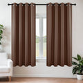 Joydeco Blackout Curtains 45 inch Length 2 Panels Set, Thermal Insulated Long by JOYDECO
