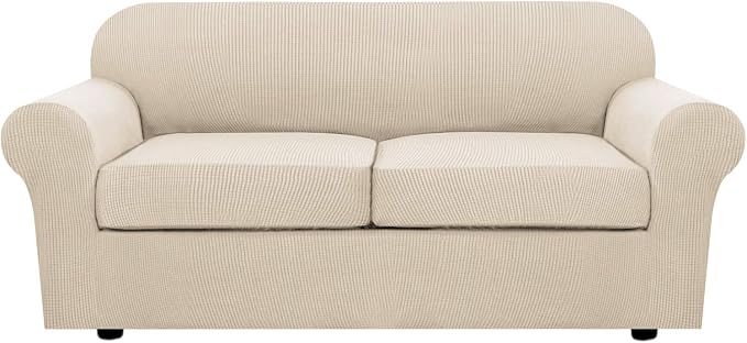 H.VERSAILTEX 3 Piece Stretch Sofa Covers by HVERSAILTEX