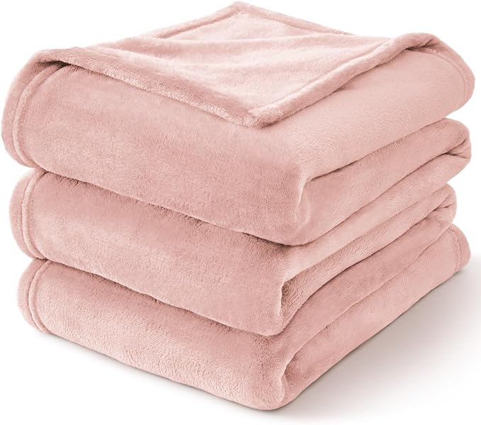 BEDELITE Fleece Blanket Pink Morn Throw Blankets - Image 8