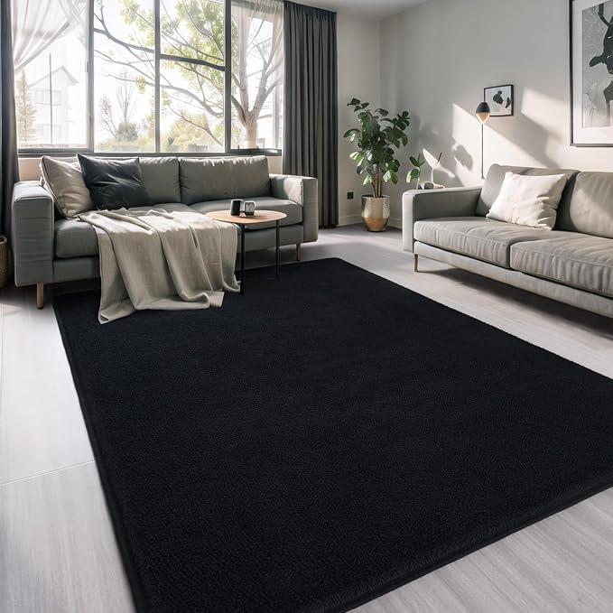 AROGAN Modern Shag Area Rug for Living Room, 6x9 Feet Washable Rugs for Bedroom - Image 6