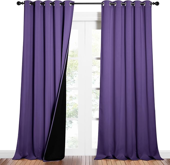 NICETOWN Total Shade Curtains and Draperies, Heavy-Duty Full Light Shading by NICETOWN