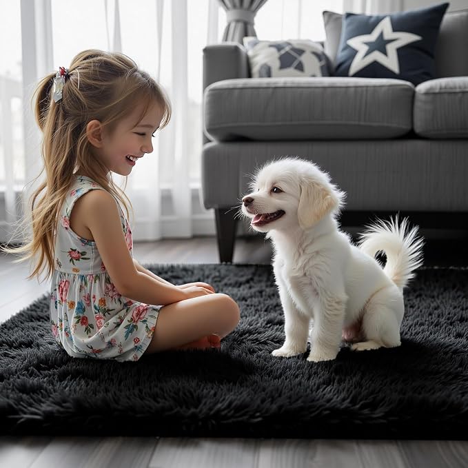8x10 Area Rugs for Living Room Bedroom, Large Area Rug Shaggy Carpet Soft Plush - Image 8