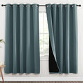 NICETOWN 100% Blackout Window Curtain Panels, Full Light Blocking Drapes by NICETOWN