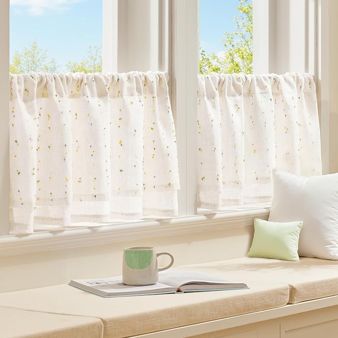 jinchan Kitchen Valance Curtain - Image 3