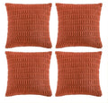 Fancy Homi 4 Packs Boho Burnt Orange Fall Decorative Throw Pillow Covers 14x14 by Fancy+Homi