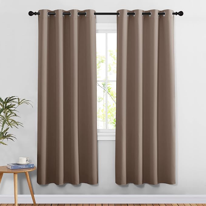 NICETOWN Blackout Curtains 78 inch Length 2 Panels Set by NICETOWN
