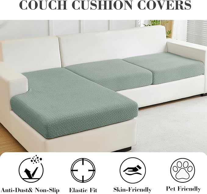 Sofa Covers Couch Covers for Sofa Pet Friendly Couch Cushion Covers Universal - Image 3