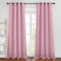 NICETOWN Crystal Pink Room Darkening Curtain Panels by NICETOWN