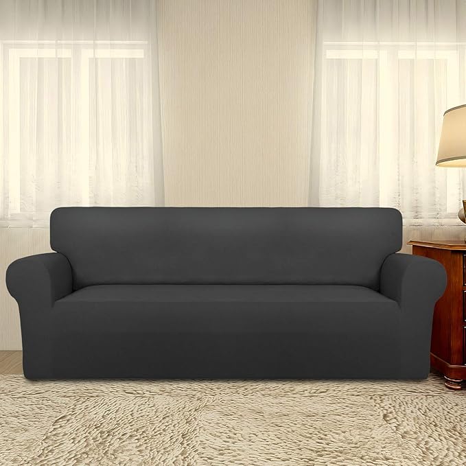 PureFit Super Stretch Sofa Slipcover – Spandex Non Slip Soft Couch Sofa Cover - Image 2