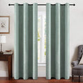 MIULEE Linen Blackout Curtains and Drapes 100% Room Darken Thermal Insulated by MIULEE