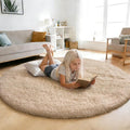 yulidayang Fluffy Round Area Rugs by yulidayang