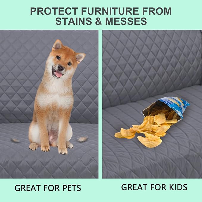 Reversible Loveseat Sofa Covers Couch Cover Furniture Protector - Image 4
