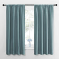 NICETOWN Greyish Blue Blackout Curtains Panels by NICETOWN