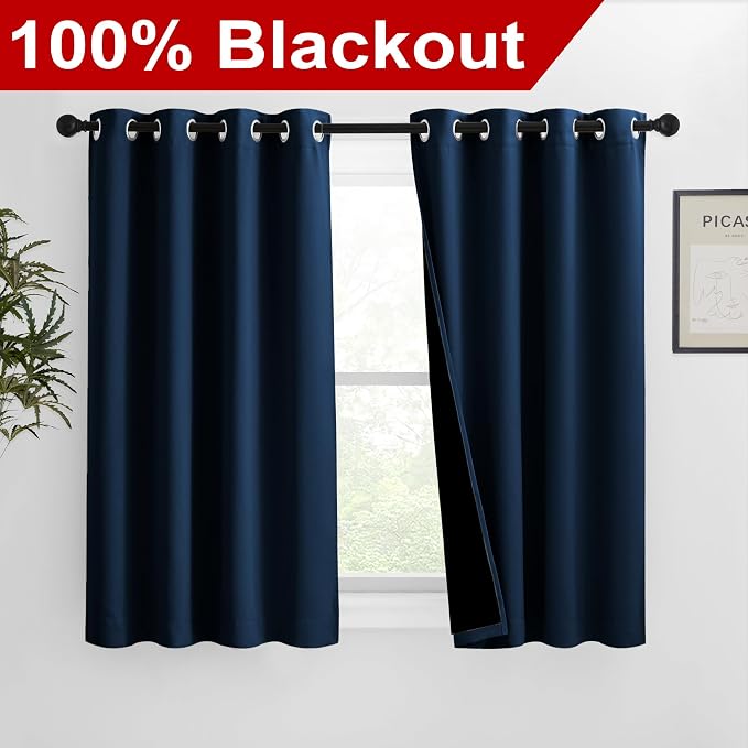 NICETOWN 100% Blackout Curtains - Image 2
