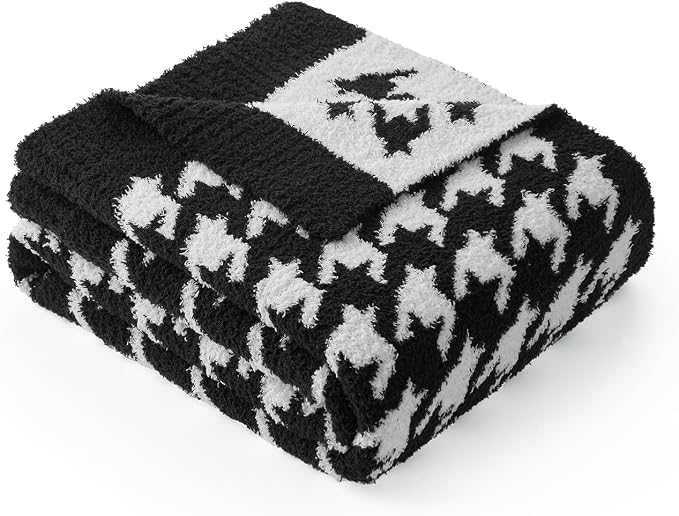 Snuggle Sac Houndstooth Throw Blanket - Image 9