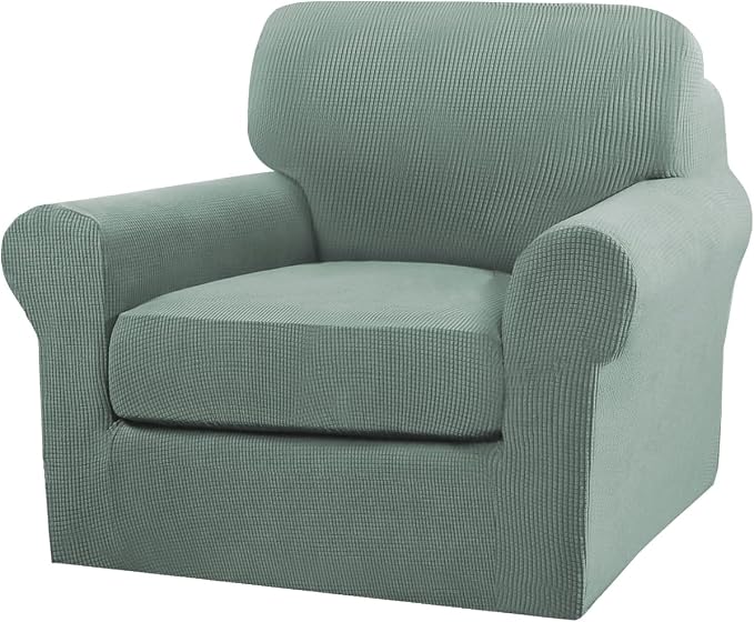 Turquoize 2 Piece Chair Covers Chair Slipcovers by Turquoize