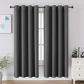 Joydeco Blackout Curtains 63 Inch Length 2 Panels Set, Thermal Insulated Long by JOYDECO