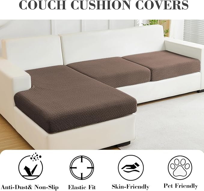 Sofa Covers Couch Covers for Sofa Pet Friendly Couch Cushion Covers Universal - Image 3